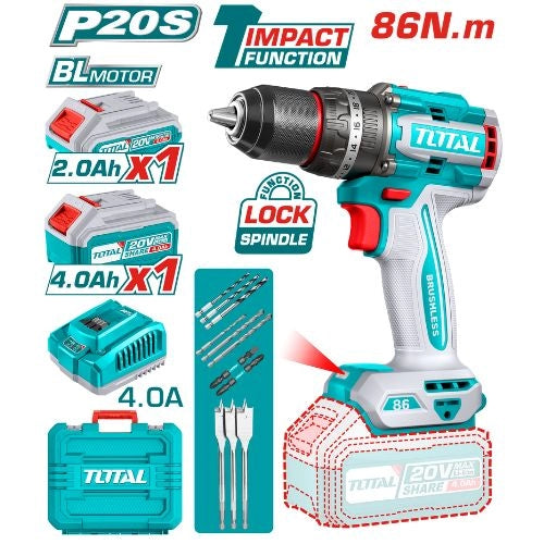 ATORNILLADOR PERCUTOR 20V 86NM BL